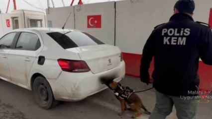 Malatya'da 16 kilo 300 gram uyuşturucu ele geçirildi