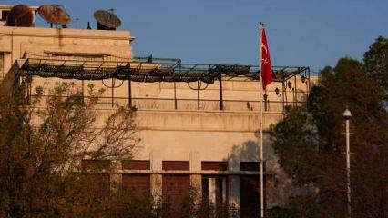 Şam'da tarihi gün! 12 yıl sonra bir ilk: Türk bayrağı çekildi