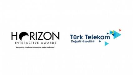 Türk Telekom’a Horizon Interactive Awards’tan  3 ödül!