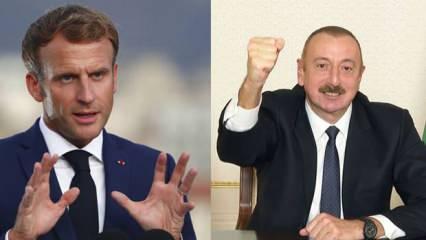 Aliyev ifşaata başladı: Protestoların arkasında Macron var
