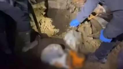 Aydın'da, toprağa gömülü 2,5 kilo esrar ele geçirildi