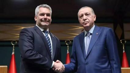 Başkan Erdoğan, Avusturya Başbakanı Nehammer ile görüştü