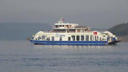 Bozcaada feribot hattında bazı seferler iptal edildi