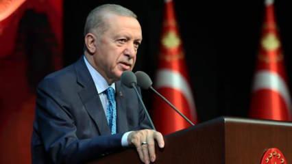 Cumhurbaşkanı Erdoğan'dan video mesaj: İhracatta rekorlar kırarak ilerliyoruz
