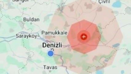 Denizli'de 3.9 şiddetinde deprem 