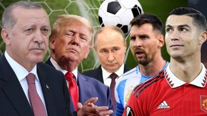 Dünya liderlerinin futbolcu versiyonları belli oldu! Başkan Erdoğan hangi futbolcu olurdu?