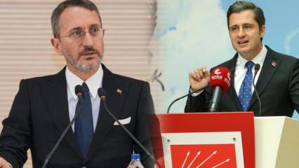 Fahrettin Altun'dan CHP Sözcüsü Yücel'e tepki: Devrik genel başkanınız...