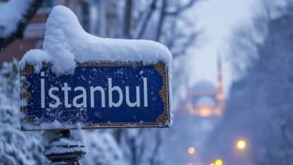 İstanbul'a kar müjdesi! Tarih verildi