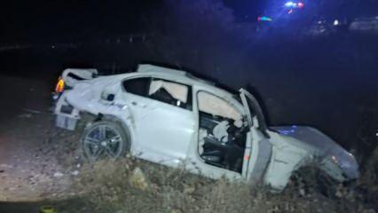 Nevşehir'de otomobil şarampole devrildi: 1 ölü, 3 yaralı