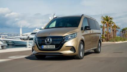 Sıfır emisyon, sonsuz konfor: Mercedes-Benz EQV elektrikli minivan piyasada!