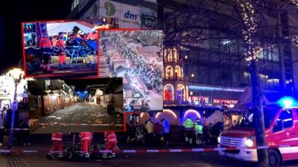 Son dakika: Almanya'da noel pazarına korkunç saldırı! Ölü ve yaralılar var