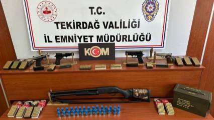 Tekirdağ'da silah ticaretine yönelik operasyon!