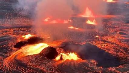 Hawaii diken üstünde! Kilauea Yanardağı faaliyete geçti!