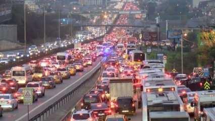 İstanbul'da yoğun trafik! Yüzde 80'i aştı