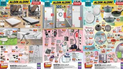 A101 2 Ocak aktüel ürünler kataloğu! Powerbank, tablet, baskül, hava temizleyici, su arıtma cihazı...