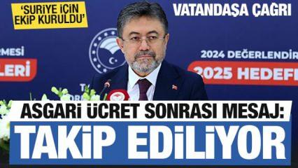 Bakan Yumaklı'dan fahiş fiyat açıklaması! Vatandaşlara çağrı...Suriye için ilk adım