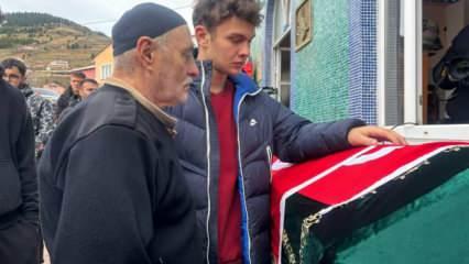 Çığda ölen milli judocu Emre, son yolcuğuna uğurlandı