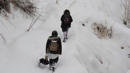 Hakkari'de okullar bir gün tatil edildi