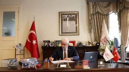 Suriye'nin yeni dışişleri bakanı İZÜ mezunu! Rektör Acar'dan önemli açıklamalar