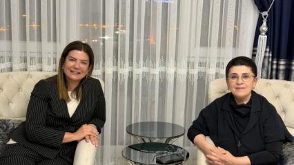 Trib&uuml;nlerde hedef alınmıştı! AK Parti'den Leyla Zana'ya ziyaret