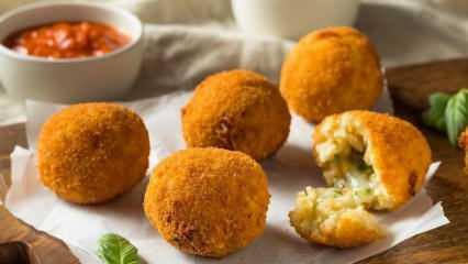 Meşhur İtalyan kızartma topları: Arancini nasıl yapılır? İtalyan usul&uuml; Arancini tarifi