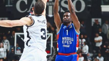  Beşiktaş, Anadolu Efes'i devirdi