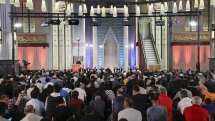 Beştepe Millet Camii'nde Regaip Gecesi Özel Programı düzenlenecek
