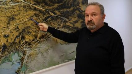 Bu bölgelerde büyük deprem beklenmiyor: Uzmanı haritada işaret ederek gösterdi!