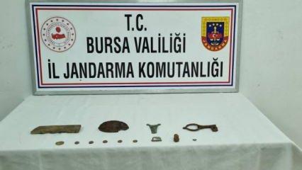 Kaçak kazı operasyonunda arsa sahibi dahil 7 şüpheli yakalandı