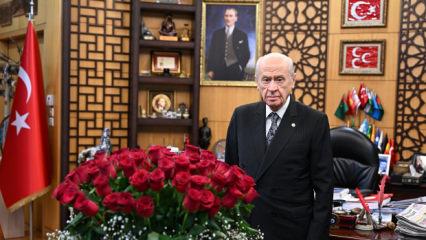 Cumhurbaşkanı Erdoğan&rsquo;dan Bah&ccedil;eli&rsquo;ye yeni yıl ve doğum g&uuml;n&uuml; kutlaması