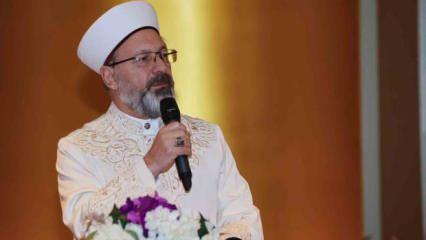 Diyanet İşleri Başkanı Erbaş'tan, Regaip Kandili mesajı