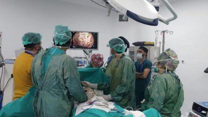 Gelen vaka doktorları şaşkına çevirdi: Karnı 10 kat büyüyordu...