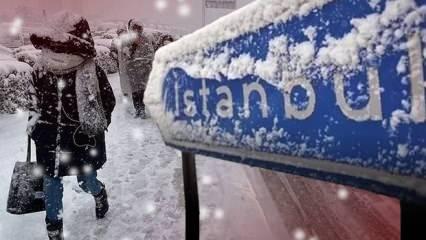 İstanbul'a kar ne zaman yağacak? 'Kesin' diyerek a&ccedil;ıkladı! Meteoroloji'den yeni harita...