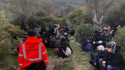 İzmir'de 48 düzensiz göçmen yakalandı