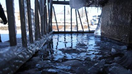 Termometreler buz tuttu! T&uuml;rkiye'nin en soğuk b&ouml;lgesi...