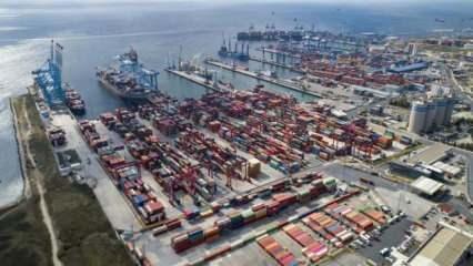Türk lirasıyla dış ticaret hacmi 2024'te 1,1 trilyon lirayı aştı
