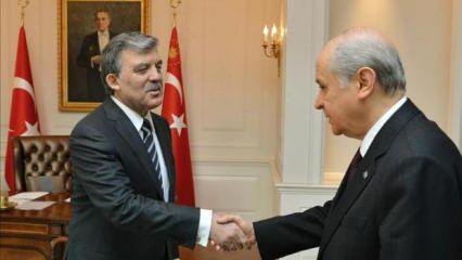 Abdullah Gül'den 'Bahçeli' açıklaması: Olağanüstü bir hamle