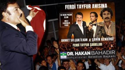Arabeskin unutulmaz ismi Ferdi Tayfur, Bahçelievler'de düzenlenen konserle anılacak
