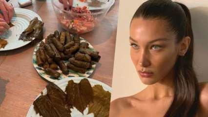 Bella Hadid yaprak sardı, sosyal medya yıkıldı