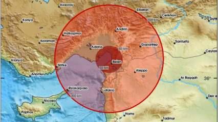 Hatay'da korkutan deprem! Sarsıntı anbean kaydedildi