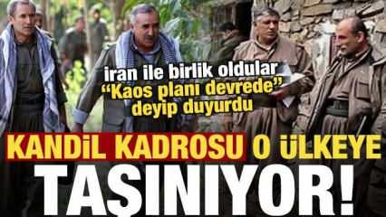 Kandil kadrosu o ülkeye taşınıyor, İran ile birlik oldular! 'Kaos planı' deyip duyurdu...