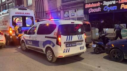 Kocasının elinde bıçak gören kadın ikinci kattan atladı
