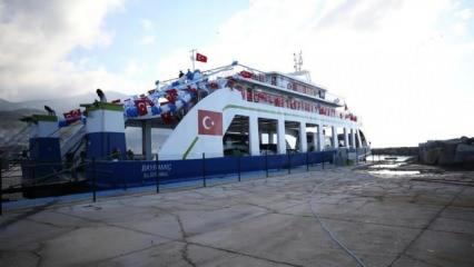 Narlı-Marmara feribot hattındaki bazı seferler iptal edildi