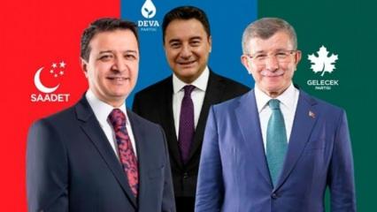 Saadet, DEVA ve Gelecek partilerinin ortak grubunun ismi "Yeni Yol" oldu