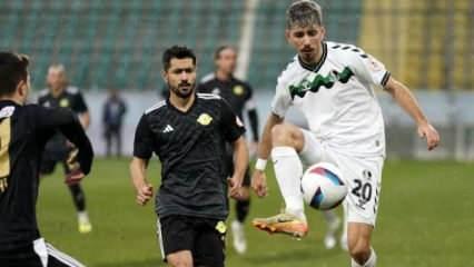 Sakaryaspor deplasmanda 1 puanı 82'de kurtardı