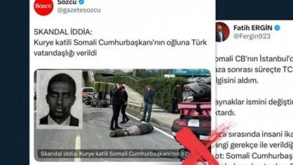 'Somali Cumhurbaşkanı'nın oğluna Türk vatandaşlığı verildi' iddiasına yalanlama