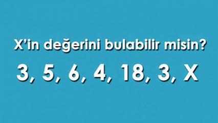 X’in değerini bul: Zihinsel çevikliğinizi test edin!