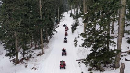 Yurduntepe Kayak Merkezi’nde heyecan dorukta! Artık ATV safari turları da yapılıyor