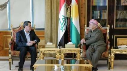 Barzani, teröristbaşı Kobani'yle görüştü