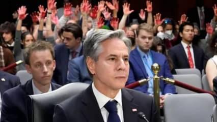 Blinken'in protestosuz ziyareti olmuyor: ' Kanlı Blinken'